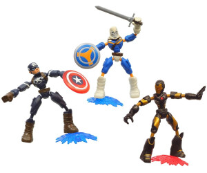 Marvel Avengers Bend and Flex Taskmaster vs Iron Man & Capitán América ...