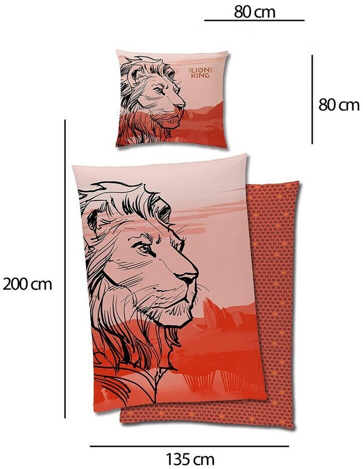 Beronage König der Löwen Kinderbettwäsche, Baumwolle, 135x200+80x80cm (804981) ab 29,99 € (Oktober 2026)