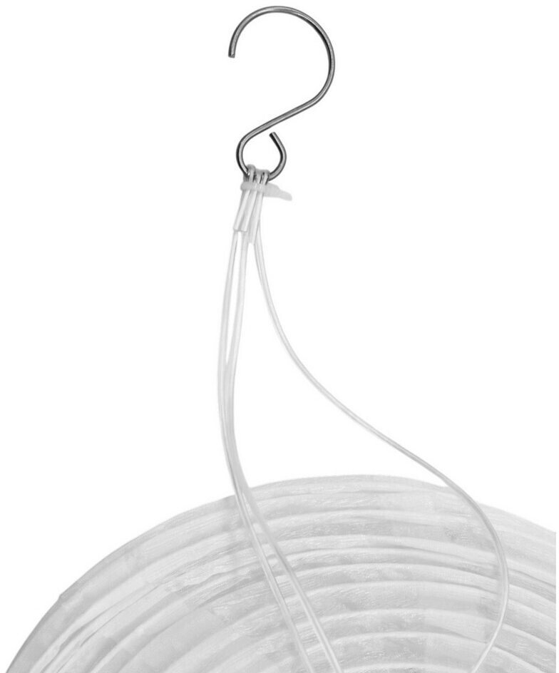 Spetebo Solar-Lampion rund, Nylon, warmweiß, 12cm, 4er-Set (4915) ab 16 ...