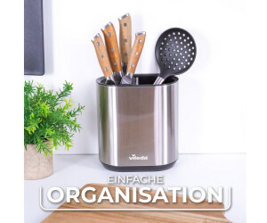 Vileda Küchen Organizer Utensilienhalter, Edelstahl (pos-37041) ab 13,49 € (Oktober 2026)