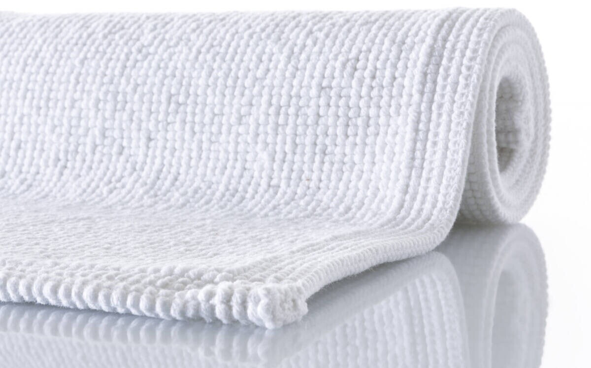 Rhomtuft Plain Badematte Baumwolle, weiß, 50x70cm ab 49,41 ...
