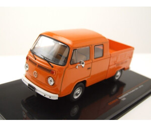ixo Volkswagen T2 Doble Cabina Pick-Up 1972, naranja, 1:43