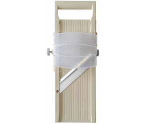 HENDI Japanische Mandoline Shōgun – Eingebaute Klinge, Fingerschutz, Schnittdicke 1-5 Mm, Für Gemüse, 380x180x45mm, Beige