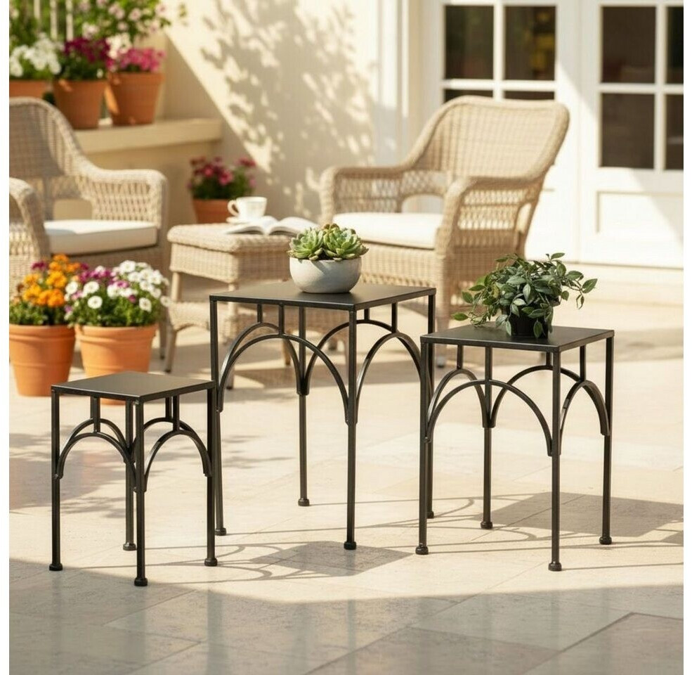 DanDiBo Blumenhocker Metall schwarz eckig 3er Set (96449) ab 59,89 € (Oktober 2026)