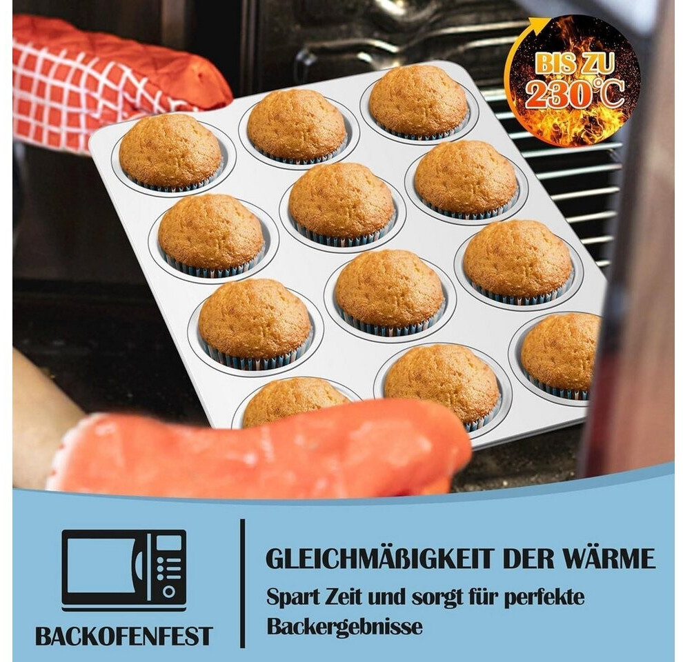 LuxusKollektion Muffinform Edelstahl antihaftbeschichtet 12er ab 54,99 € (Oktober 2026)