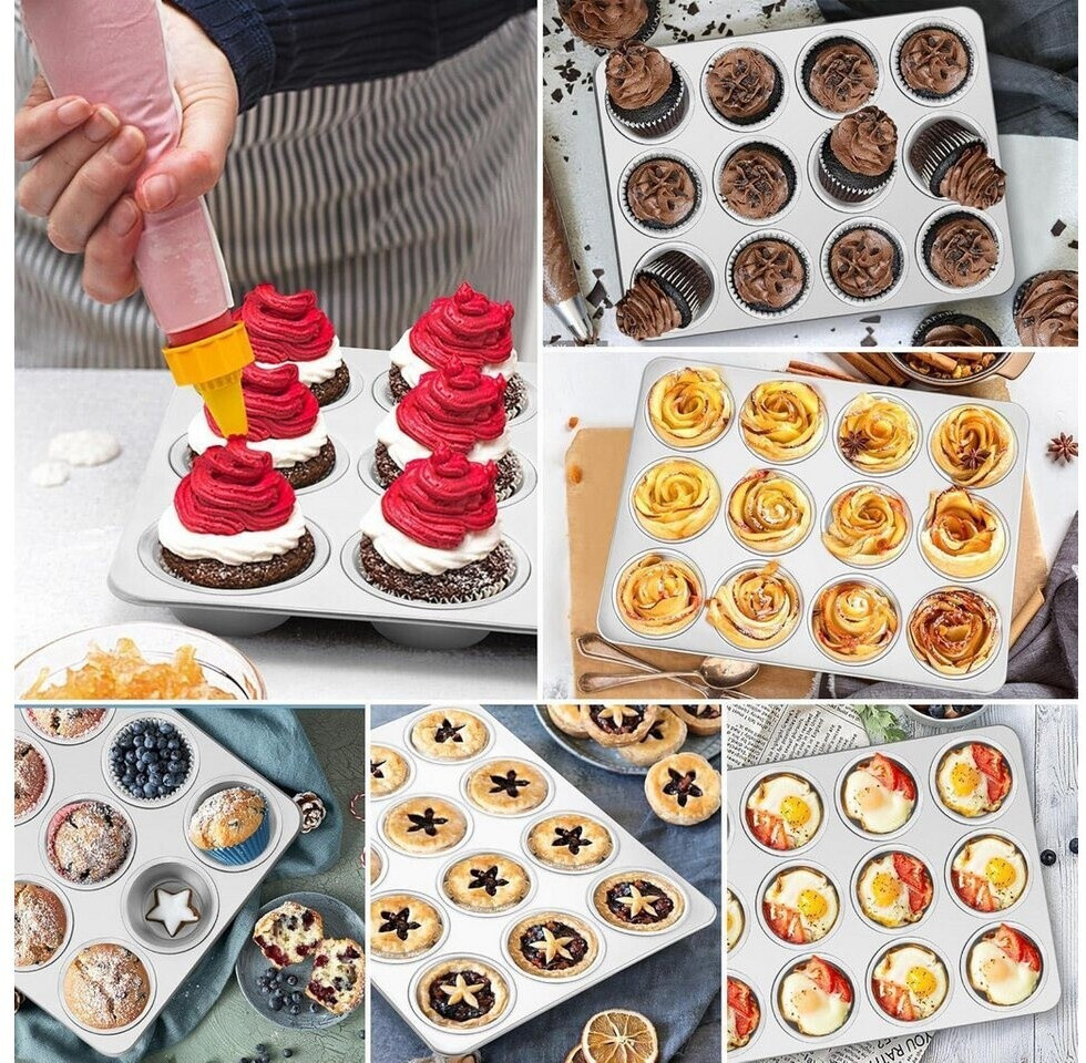 LuxusKollektion Muffinform Edelstahl antihaftbeschichtet 12er ab 54,99 € (Oktober 2026)