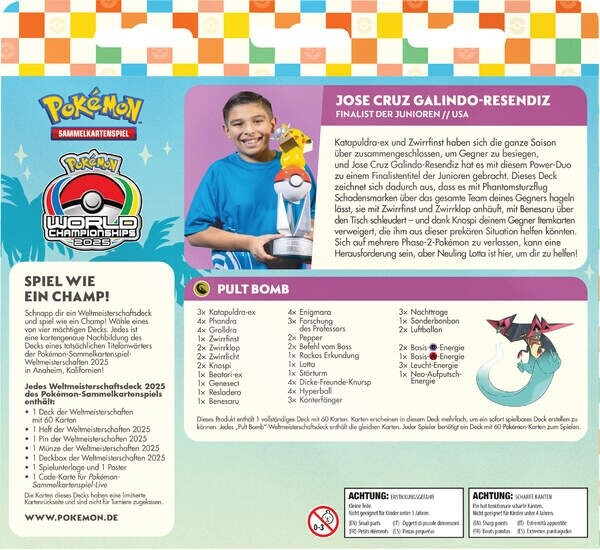 Pokémon WCD 2025: Yuya Okita „JP Raging Bolt