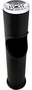 Haushalt International Stehaschenbecher mit Mülleimer, schwarz, 46,5cm (16228) ab 17,95 € (Oktober 2026)