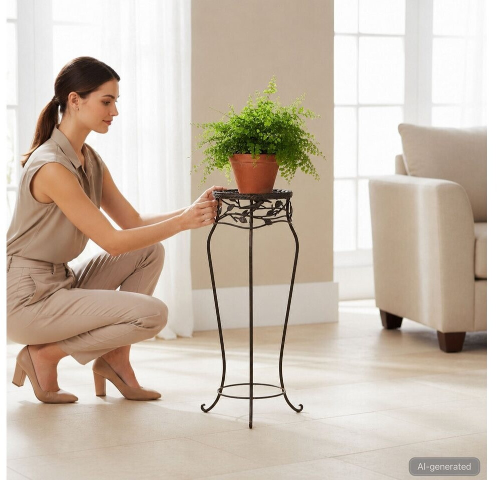 Denk Blumenhocker Metall, rund, schwarz, 65cm (18215) ab 34,89 € (Oktober 2026)