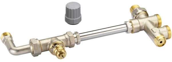 Danfoss RA-KE Steigrohrventil-Set Einrohrsystem R 1/2" Bodenanschluss (013G3341)