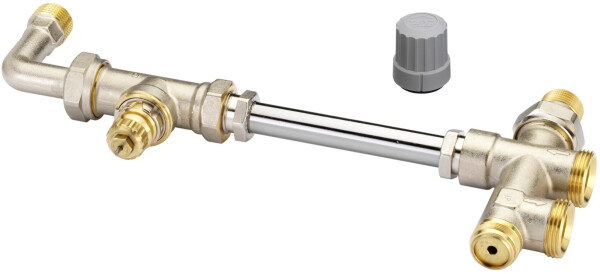 Danfoss RA-KE Steigrohrventil-Set Einrohrsystem R 1/2" Bodenanschluss (013G3341), Bild 2