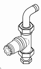 Danfoss RA-KE Steigrohrventil-Set Einrohrsystem R 1/2" Bodenanschluss (013G3341), Bild 4