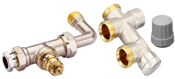 Danfoss RA-KE Steigrohrventil-Set Einrohrsystem R 1/2" Bodenanschluss (013G3341), Bild 5