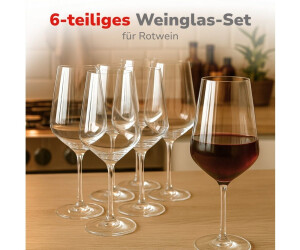 Alpina Rotweingläser 6er-Set 53cl, spülmaschinenfest (GAL-125389) ab 19,23 € (Oktober 2026)