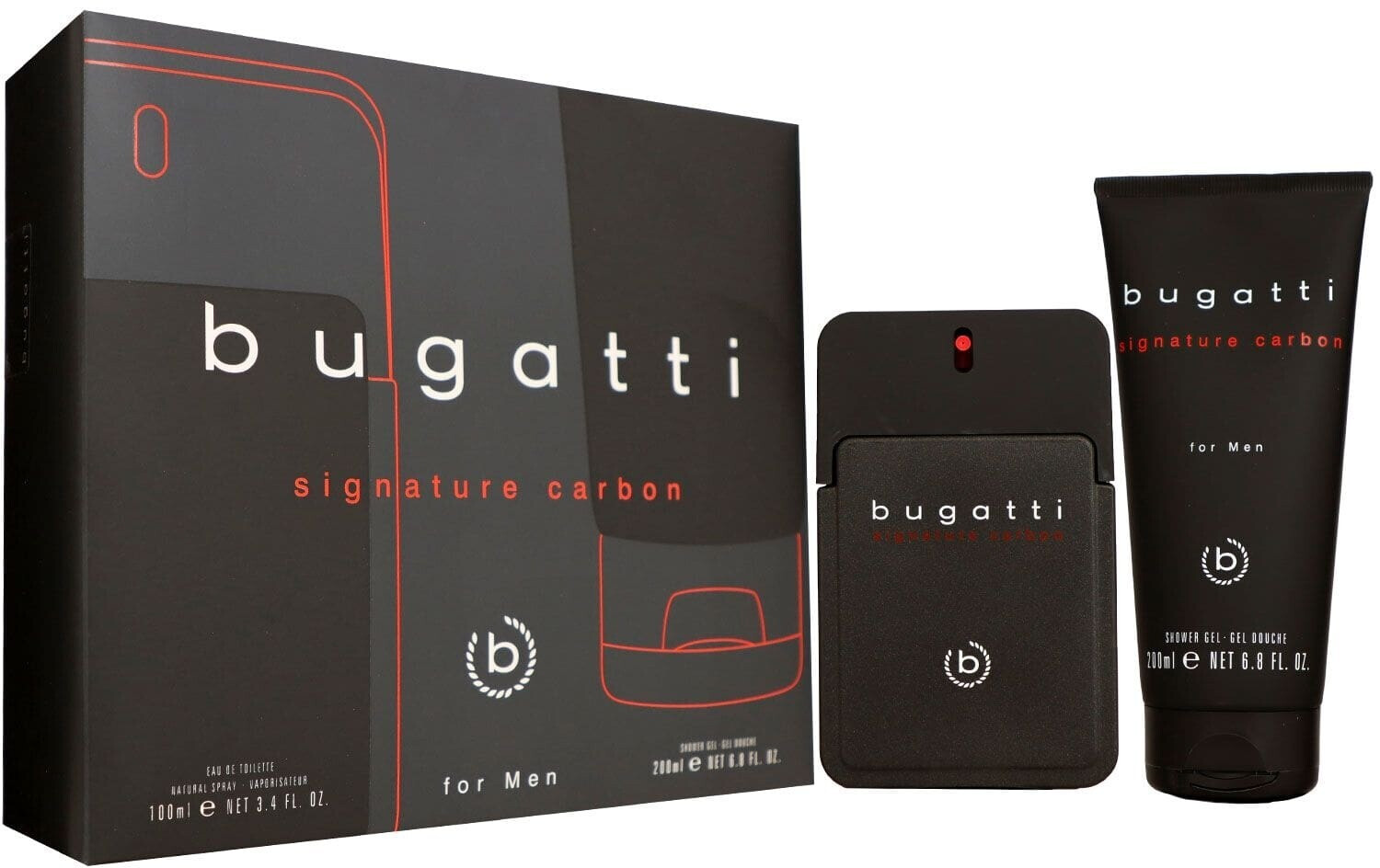 Bugatti Signature Carbon Geschenkset, Eau de Toilette 100ml + Duschgel 200ml ab 17,99 € (Oktober 2026)