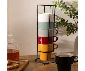 Secret de Gourmet Cappuccino-Tassen-Set 6-teilig bunt mit Metallständer (26cl) ab 9,69 € (Oktober 2026)
