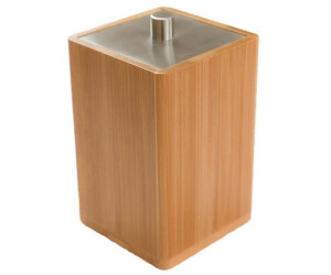 Bagnoxx Wattepads-Behälter aus Bambus, braun, 7,6x7,6x11cm ab 13,90 € (Oktober 2026)