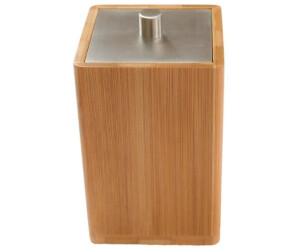 Bagnoxx Wattepads-Behälter aus Bambus, braun, 7,6x7,6x11cm ab 13,90 € (Oktober 2026)