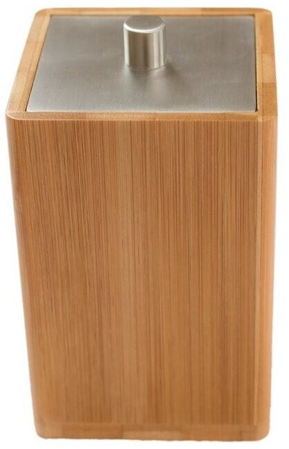 Bagnoxx Wattepads-Behälter aus Bambus, braun, 7,6x7,6x11cm ab 13,90 € (Oktober 2026)