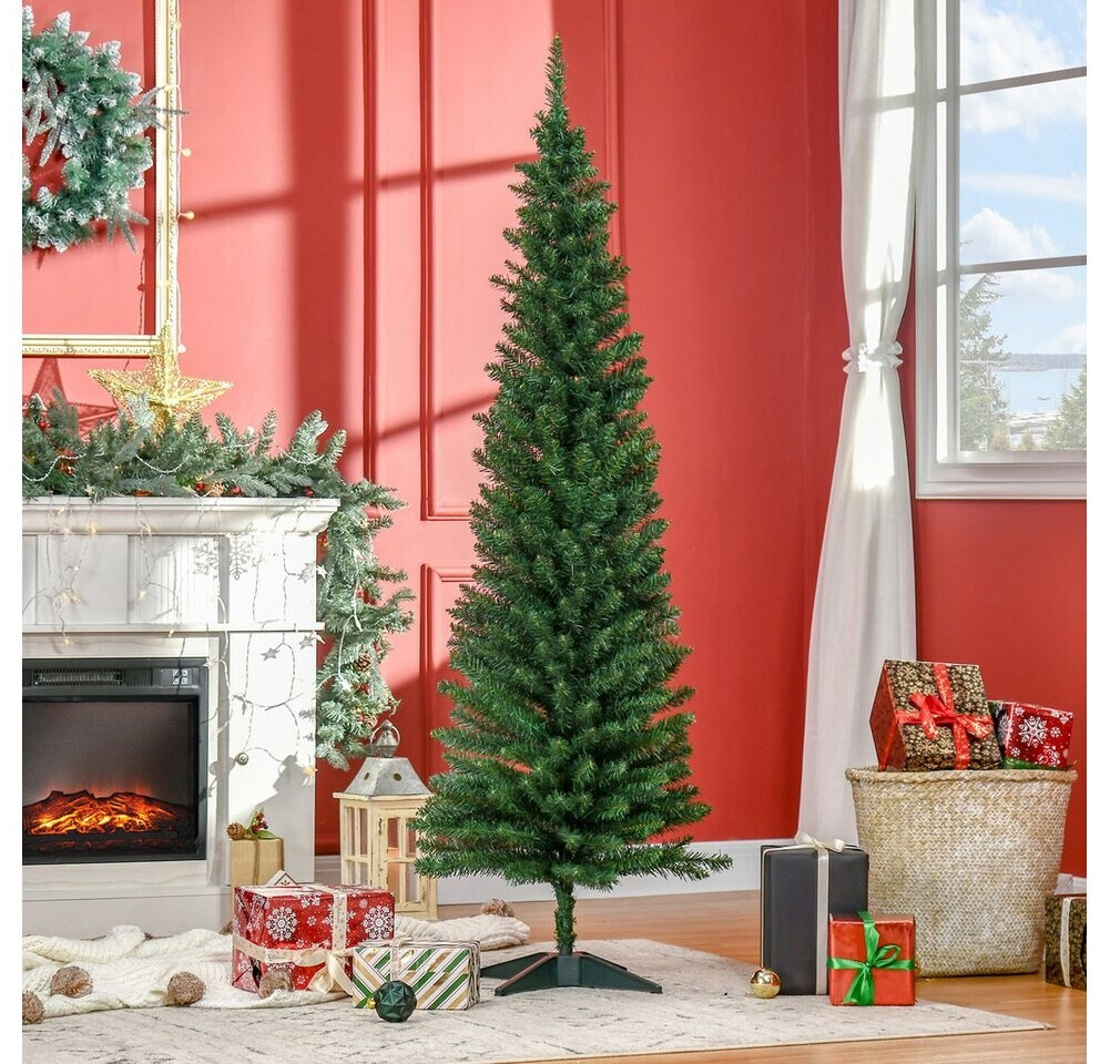 HomCom Künstlicher Weihnachtsbaum 180cm, 390 Spitzen, grün, mit Kunststoffständer ab 27,99 € (Oktober 2026)