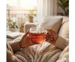 Relaxdays Latte Macchiato Gläser mit Henkel, Glas, transparent, 6er-Set (10053210_307) ab 21,11 € (Oktober 2026)