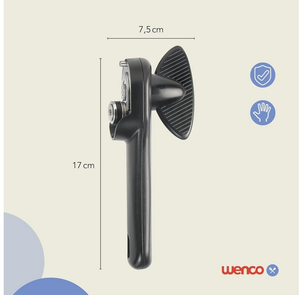 Wenco Premium Sicherheitsdosenöffner 17cm, Kunststoff/Edelstahl, schwarz (555104) ab 11,88 € (Oktober 2026)
