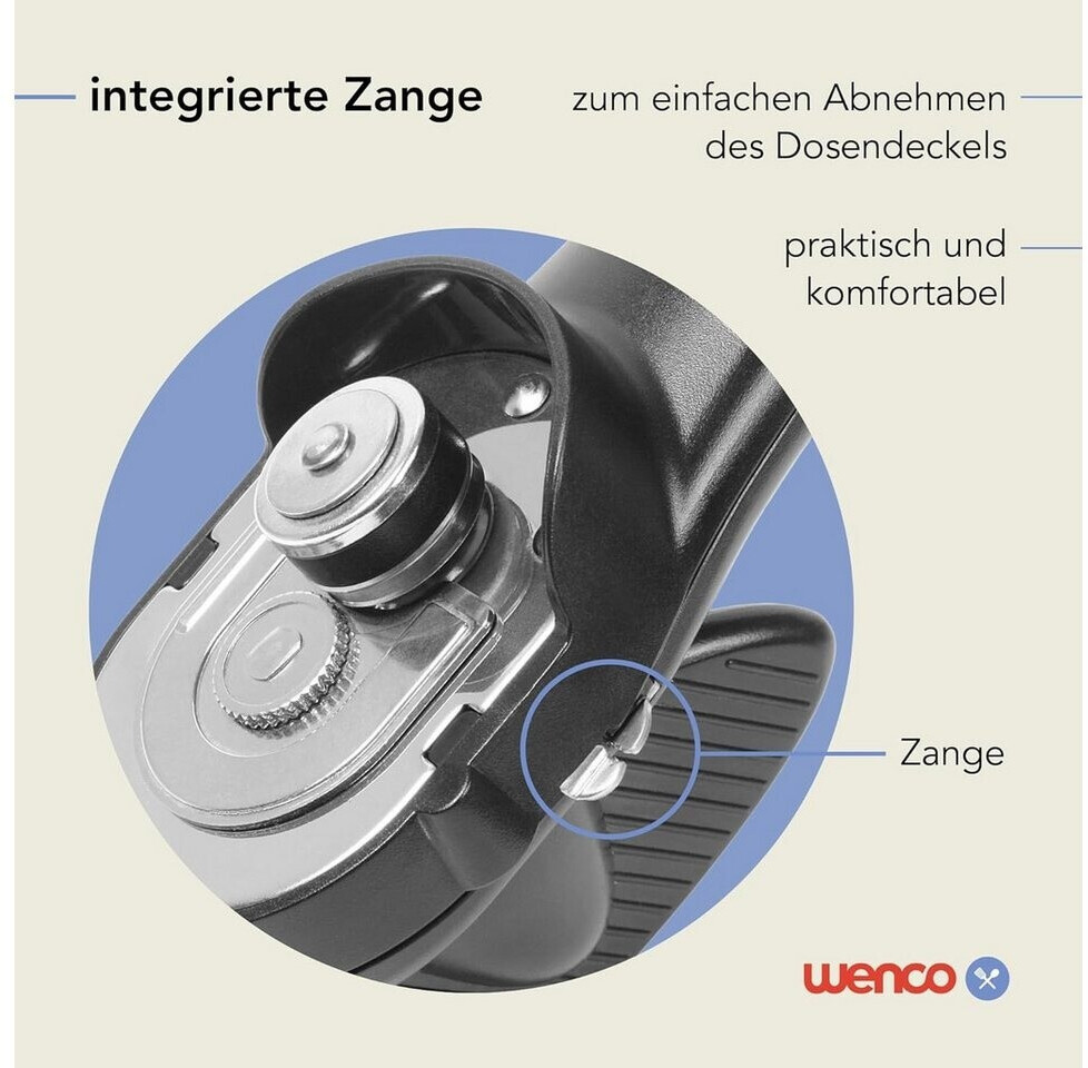 Wenco Premium Sicherheitsdosenöffner 17cm, Kunststoff/Edelstahl, schwarz (555104) ab 11,88 € (Oktober 2026)