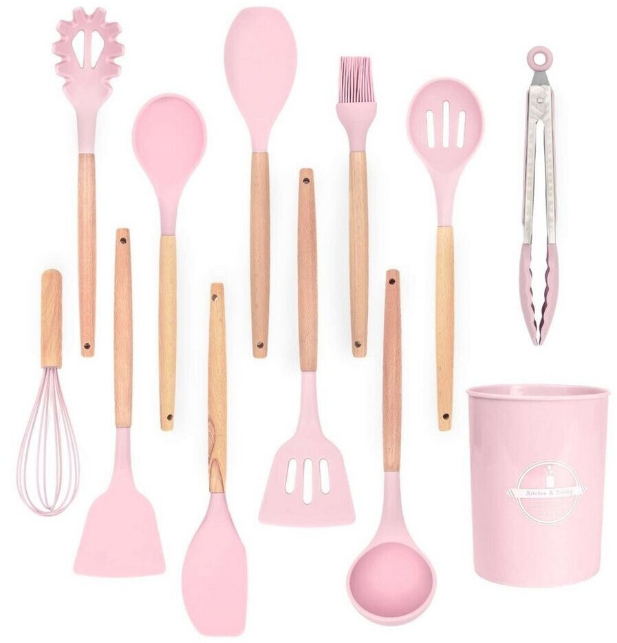 Intirilife Küchenutensilien-Set 12-teilig, Silikon, rosa (IL-100946) ab 24,99 € (Oktober 2026)