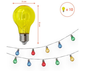 Spetebo LED Solar-Lichterkette 10 bunte Glühbirnen 450cm (4332) ab 17,95 € (Oktober 2026)