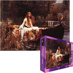 Eurographics Puzzles Waterhouse : La dame de Shalott 1888
