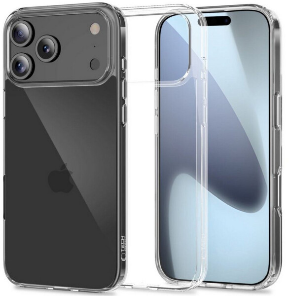 Tech-Protect FlexAir Hybrid Case for iPhone 17 Pro Transparent