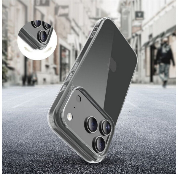 Tech-Protect FlexAir Hybrid Case for iPhone 17 Pro Transparent, Bild 4