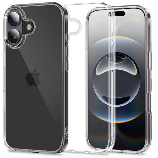 Tech-Protect FlexAir Hybrid Case for iPhone 17 Transparent