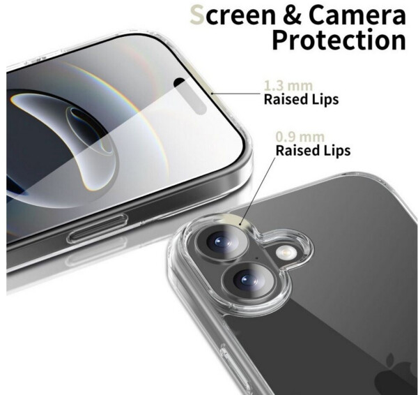 Tech-Protect FlexAir Hybrid Case for iPhone 17 Transparent, Bild 3