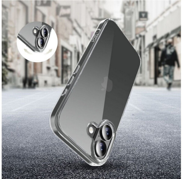 Tech-Protect FlexAir Hybrid Case for iPhone 17 Transparent, Bild 4