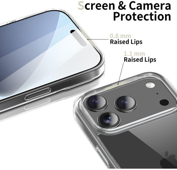 Tech-Protect FlexAir Hybrid Case for iPhone 17 Pro Max Clear, Bild 3