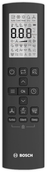 Bosch Climate 7000i Wandgerät 3,4kW schwarz (7733703057), Bild 4