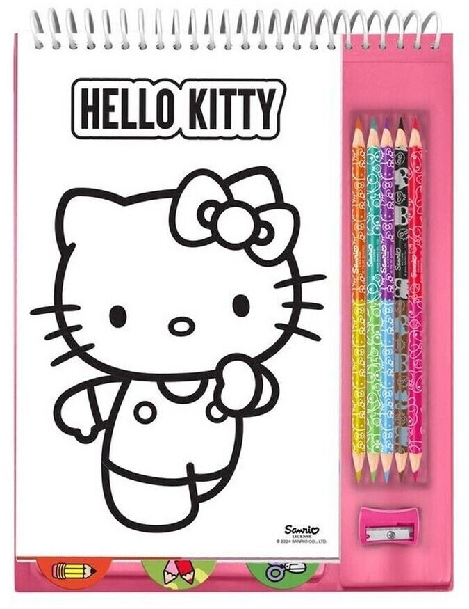 HELLO KITTY POT A CRAYONS + FOURNITURES SCOLAIRES - Beaux HELLO KITTY POT A CRAYONS + FOURNITURES SCOLAIRES - Beaux