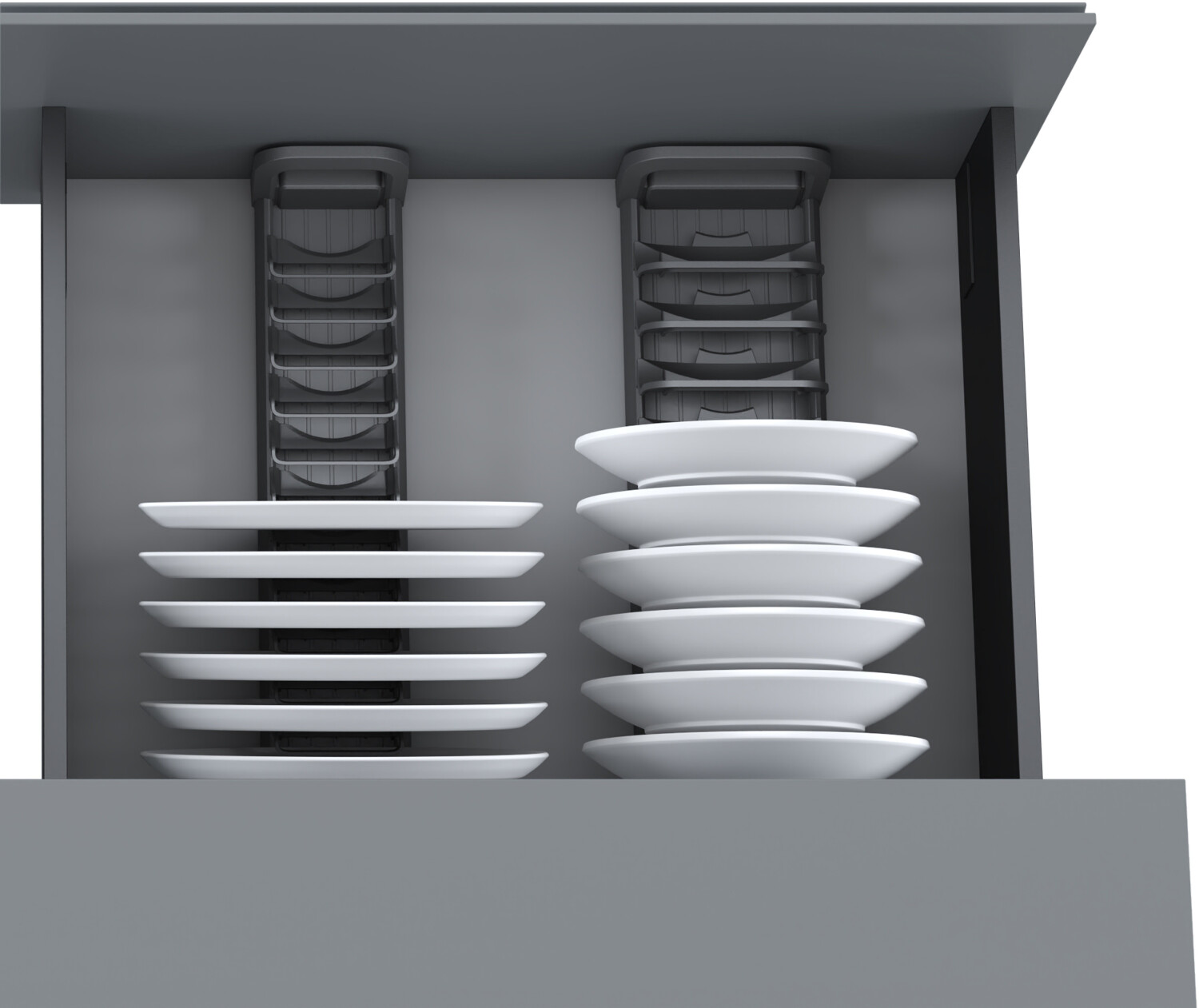 Emuca Orderbox Tellerhalter für Schublade 120x470mm, Aluminium und Kunststoff, anthrazit (3069435) ab 34,99 € (Oktober 2026)