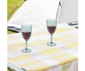 Spetebo Camping Weinglas Kunststoff, transparent grün, 350ml, 6er-Set ab 18,95 € (Oktober 2026)