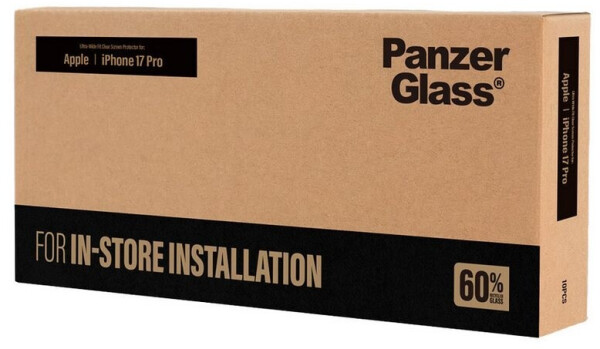 PanzerGlass Displayschutzfolie iPhone 17 Pro Ultra-Wide Fit, kratz- & schockresistent (PG53113), Bild 3