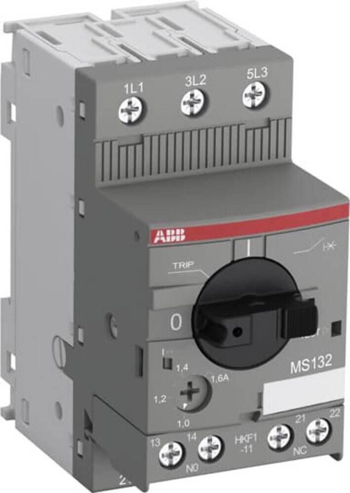 ABB MS132-2.5-HKF1-11 Motorschutzschalter 1,6–2,5A Auslöseklasse 10 ...