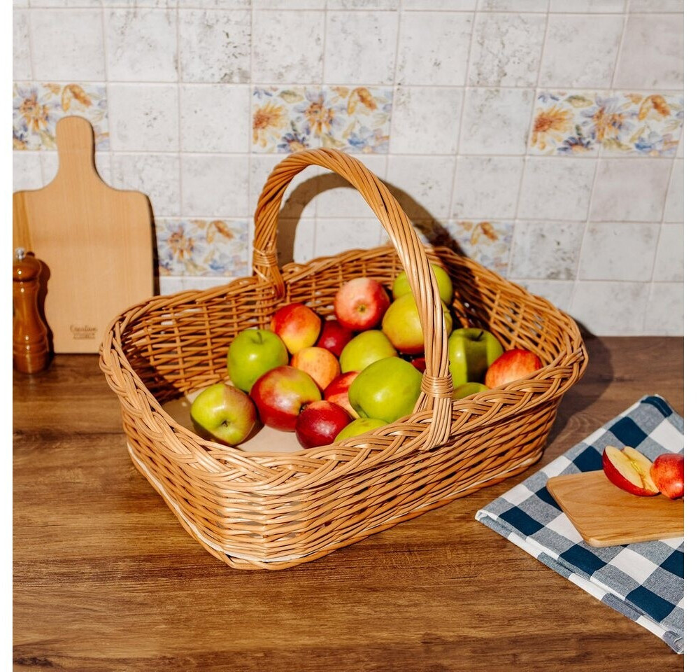 Creative Home Weidentablett mit Henkel, Sperrholzboden, 55x42cm (JAN-CH-WIK-TACARACZKASKLEJKA55) ab 42,25 € (Oktober 2026)
