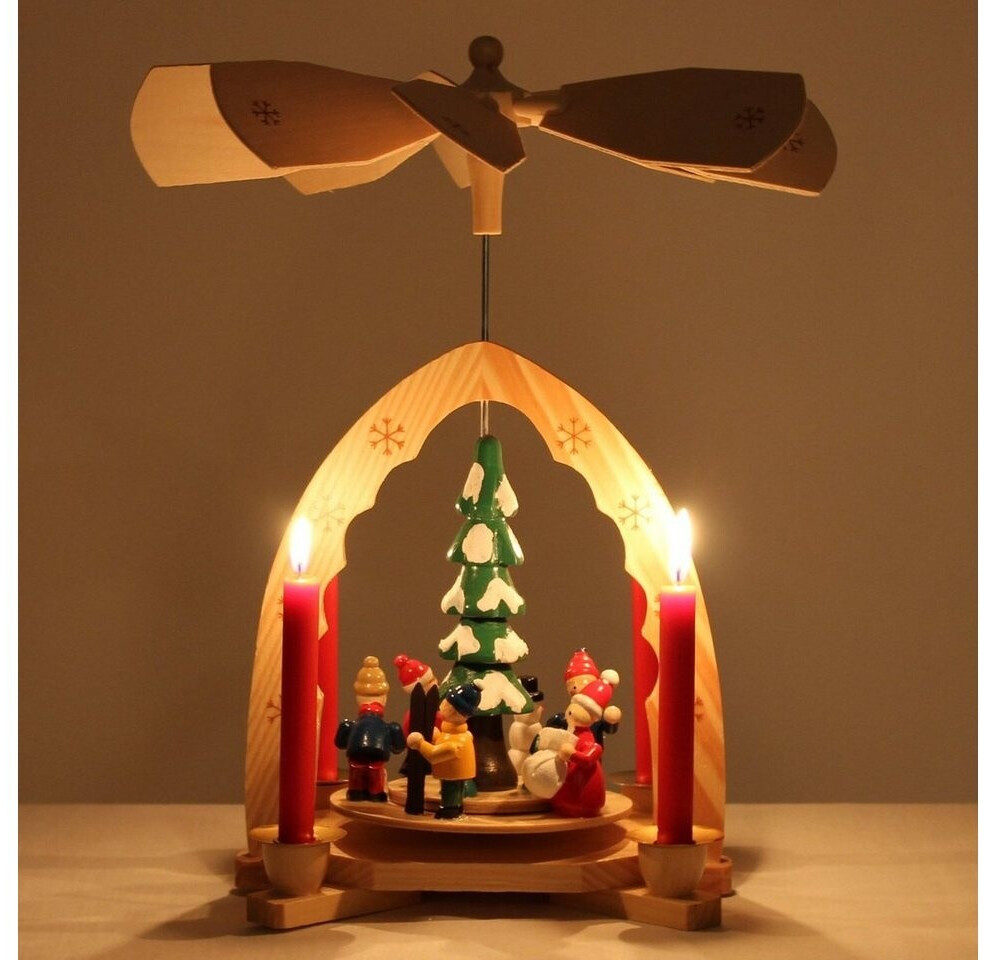Brubaker Weihnachtspyramide 1-stöckig, Holz, handbemalte Figuren, 30cm ab 39,99 € (Oktober 2026)