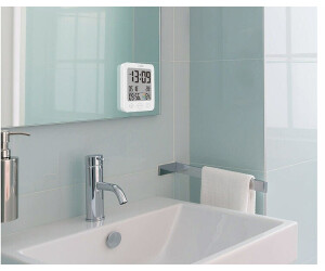 infactory Badezimmer-Uhr mit Thermometer/Hygrometer, LCD, IP54 ab 15,99 € (Oktober 2026)