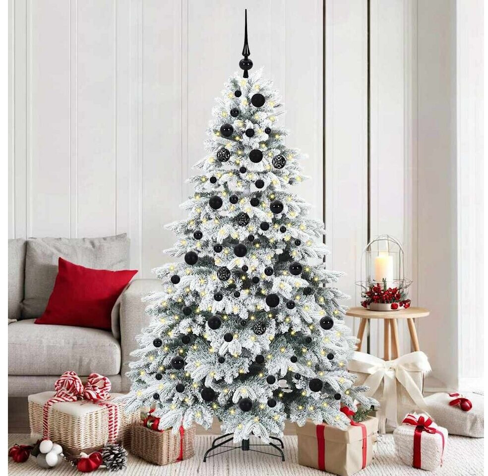 vidaXL Künstlicher Weihnachtsbaum 180cm 300 LEDs beschneit PE/PVC (3397615) ab 154,90 € (Oktober 2026)