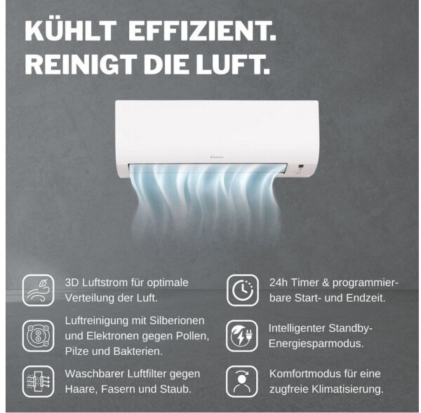 Daikin Comfora 3MXM68A9 + 2x FTXP25N9 + FTXP35N9, Bild 4