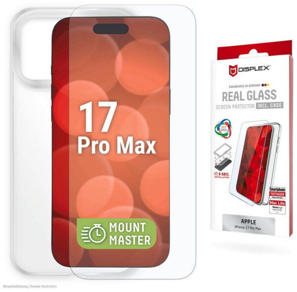 Displex Real Glass MM+Case für iPhone 17 Pro Max (02270)