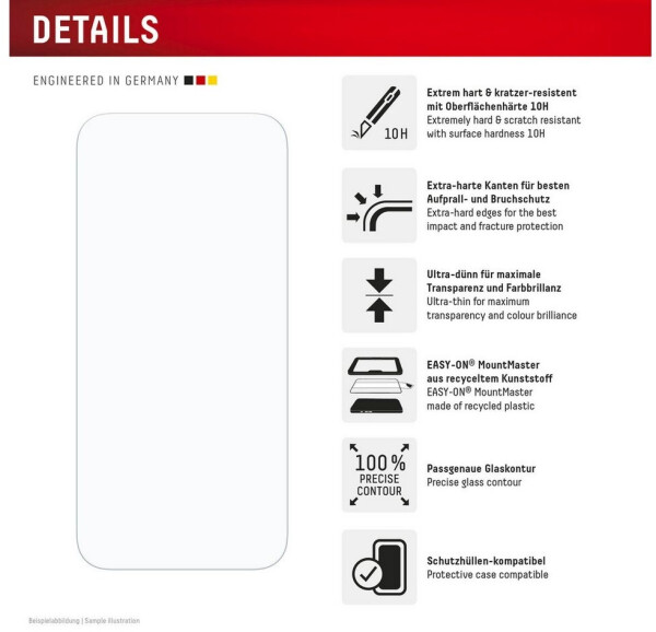 Displex Real Glass MM+Case für iPhone 17 Pro Max (02270), Bild 4