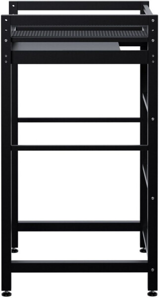 CLP Alara Waschmaschinen-Stapelrahmen mit Auszug, Metall, schwarz (328609), Bild 5